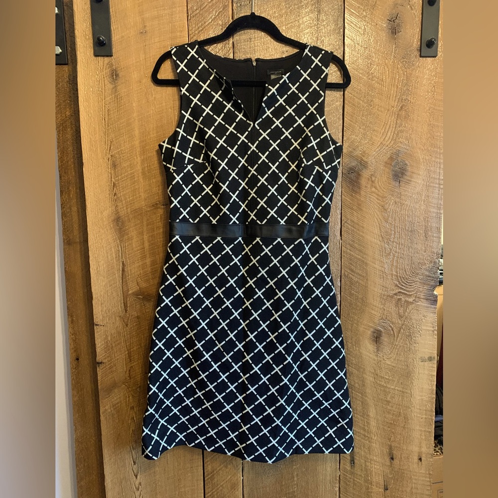 Ann Taylor Women’s Dress - Black and White
